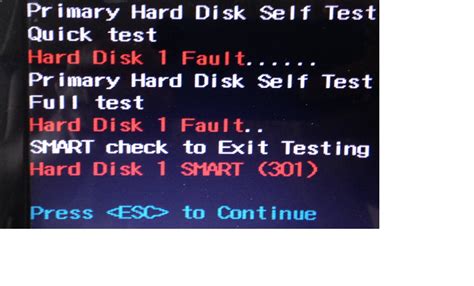 windows primary hard disk self test never gets past 00|Laptop HDD test failure on HP pavilion laptop after windows 10 .